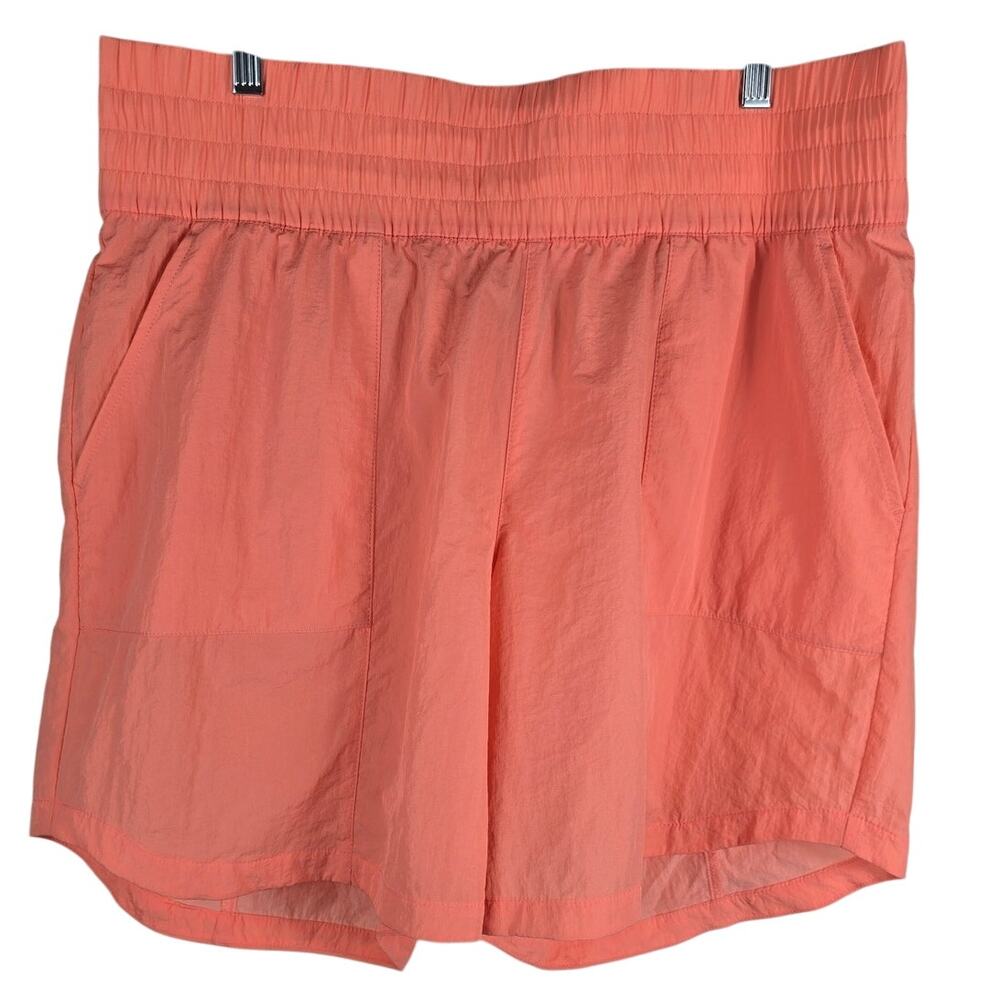 Columbia Women's Orange Athletic Walking Front Back Pockets Shorts XL